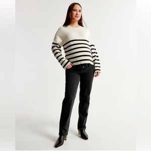 Abercrombie maternity 90s straight jeans